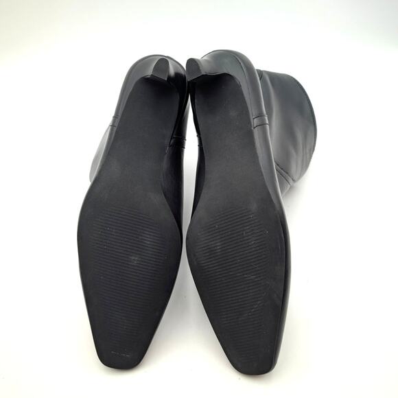 Nordstrom Atema Pull-On Kitten Heel Bootie Women's Black Size US6.5 EU37 - Picture 7 of 10